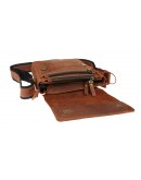 Фотография Светло-коричневая кожаная сумка на плечо 7150357-SKE