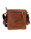 Фотография Светло-коричневая кожаная сумка на плечо 7150357-SKE