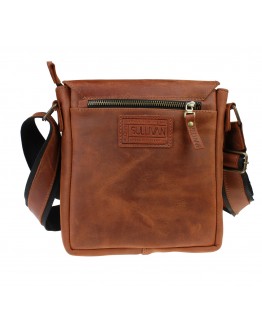 Светло-коричневая кожаная сумка на плечо 7150357-SKE