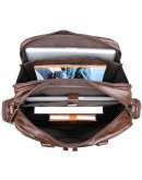 Фотография Вместительная и функциональная мужская кожаная сумка 77150