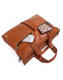 Фотография Стильная и модная мужская кожаная сумка - портфель 77152b