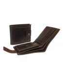 Фотография Небольшой кожаный мужской коричневый кошелек 7159P-SKE