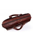 Фотография Удобная мужская мягкая коричневая сумка 77162C