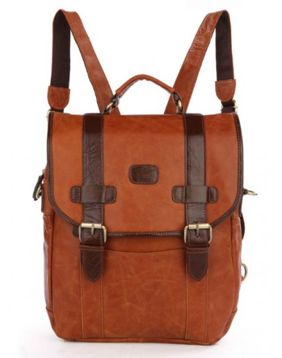 Фотография Модный молодежный рюкзак из натуральной кожи 77163