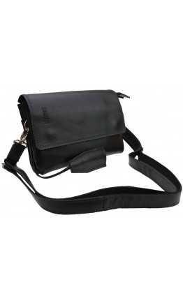 Кожаная женская сумка - клатч черного цвета 71632W-SKE