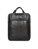 Фотография Вместительная мужская сумка - рюкзак серого цвета 77168J