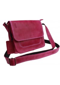 Маленькая женская кожаная сумка розового цвета 71825W-SKE