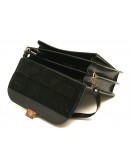 Фотография Черный портфель из рифленой кожи черный Manufatto 71-rvm rifl