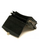 Фотография Черный кожаный гладкий портфель Manufatto 720 черный