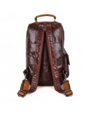 Фотография Кожаный коричневый рюкзак из гладкой кожи 72002c