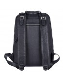 Фотография Мужской кожаный рюкзак, черный цвет 72012A