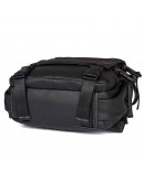 Фотография Многофункциональный мужской кожаный черный рюкзак 72014A