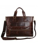 Фотография Удобный портфель мужской, сумка из натуральной кожи 77212