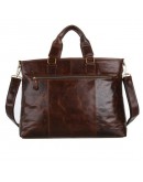Фотография Удобный портфель мужской, сумка из натуральной кожи 77212