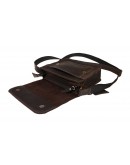 Фотография Маленькая женская кожаная сумка коричневого цвета 72125W-SKE