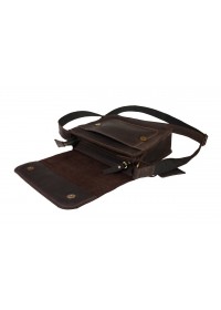 Маленькая женская кожаная сумка коричневого цвета 72125W-SKE