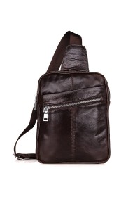 Стильный и современный мужской кожаный рюкзак 77217