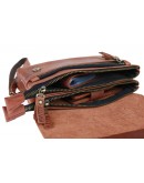 Фотография Кожаная женская светло-коричневая сумка - клатч 72232W-SKE
