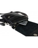 Фотография Вертикальная небольшая кожаная сумка на плечо 722500-SKE