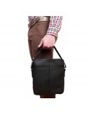 Фотография Вместительная кожаная сумка через плечо без клапана 7226