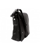 Фотография Черная сумка на плечо из натуральной кожи 7238kt