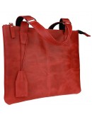 Фотография Женская красная кожаная деловая сумка 7240W-SKE