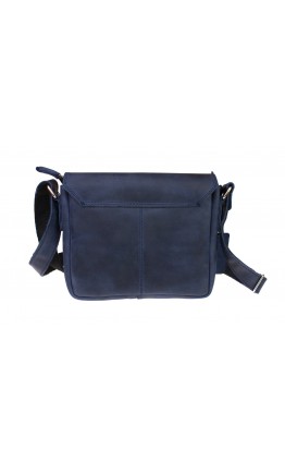 Синяя женская кожаная небольшая сумка 72523W-SKE