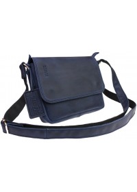 Синяя женская кожаная небольшая сумка 72523W-SKE