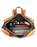 Фотография Мужской светло-коричневый кожаный рюкзак 7260-2B