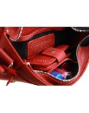 Фотография Красная женская кожаная сумка на плечо 72623W-SKE