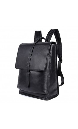 Оригинальный черный рюкзак кожаный 72754A
