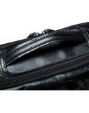 Фотография Кожаный черный рюкзак для мужчины 7280A