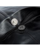 Фотография Кожаный черный рюкзак для мужчины 7280A