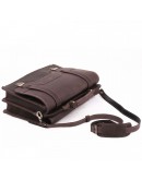 Фотография Вместительный коричневый кожаный портфель от Manufatto 73-sps