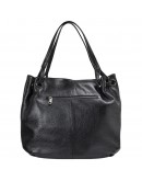 Фотография Женская кожаная черная вместительная сумка Desisan 7300-011