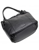 Фотография Женская кожаная черная вместительная сумка Desisan 7300-011