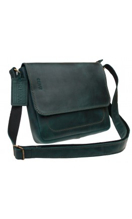 Зеленая небольшая кожаная женская сумка 731251W-SKE