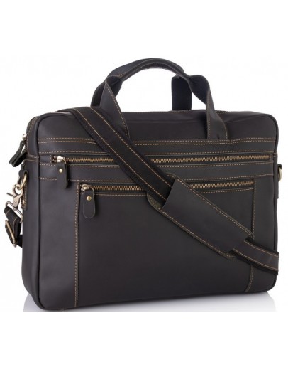 Фотография Вместительная мужская сумка из винтажной кожи Tiding Bag 7319RA