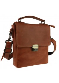 Светло-коричневая кожаная сумка на плечо 734103S-SKE