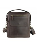 Фотография Кожаная коричневая мужская сумка планшет 734105S-SKE