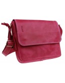 Фотография Розовая небольшая кожаная женская сумка 73425W-SKE