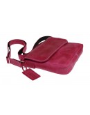Фотография Розовая небольшая кожаная женская сумка 73425W-SKE