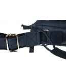 Фотография Синяя винтажная кожаная мужская сумка на плечо 7344022-SKE