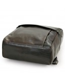 Фотография Мужской кожаный рюкзак, темно-коричневый 7344J