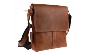 Мужская кожаная плечевая сумка 73483S-1-SKE