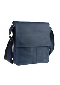 Синяя кожаная мужская сумка через плечо 73486S-1-SKE