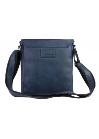 Синяя кожаная мужская сумка через плечо 73486S-1-SKE