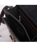 Фотография Сумка на плечо черного цвета кожаная Manufatto 74-visitka black