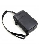 Фотография Чёрный удобный мужской рюкзак на одну шлейку 74002a-1