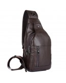 Фотография Коричневый мужской рюкзак, на одну шлейку 74004c